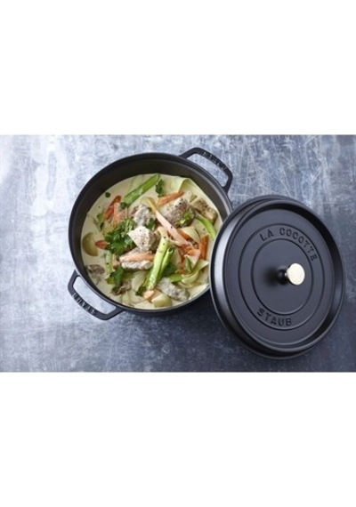 Staub 405002810 Döküm Tencere, 28 Cm, Sıyah