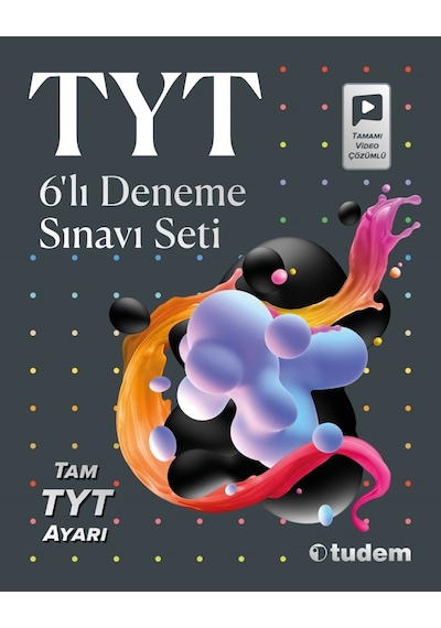 TYT 6'lı Deneme Sınavı Seti -  Tudem Yayınları