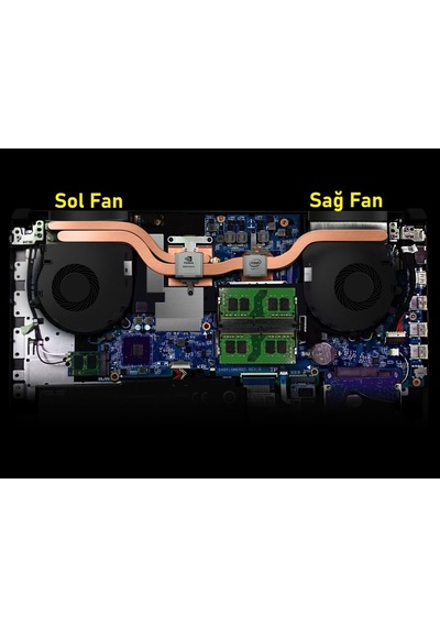 Asus Fx504ge-71200t Fan V1 Sağ Fan 1 Adet