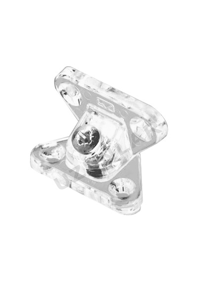 Açılı Çektirme Metali Şeffaf 100 Adetli Paket