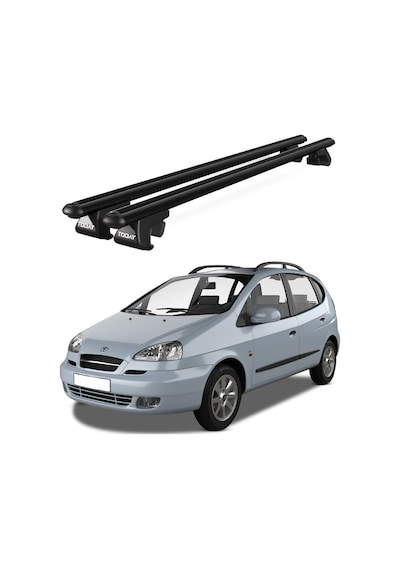 Venüs Daewoo Rezzo 2005-2008 Uyumlu Siyah Ara Atkı Port Bagaj Tavan Barı