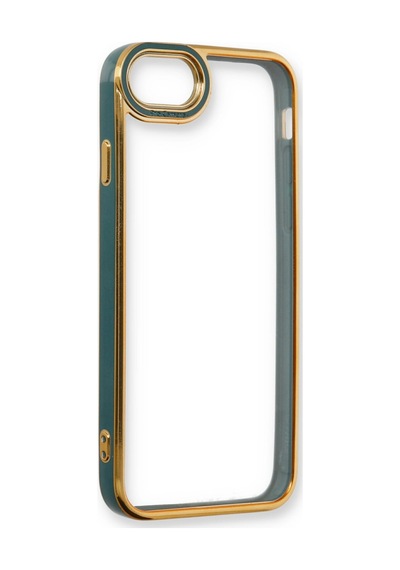 Apple iPhone  Uyumlu- 6 Kılıf Liva Lens Silikon - Yeşil