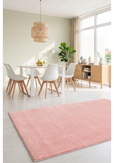 Yolluk Pembe Kaymaz Taban Peluş