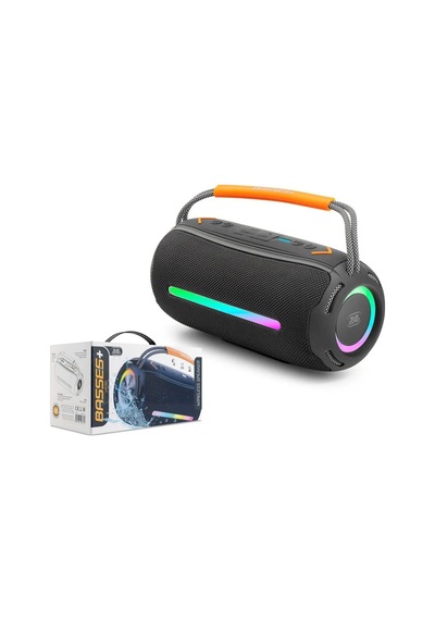 Subzero Taşınabilir Kablosuz Hoparlör Tws Rgb Ledli 12 Saat Şarj Siyah