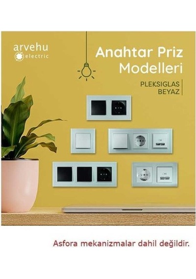 Asfir Schneider Asfora Serisi Pleksiglas Beyaz Altılı Çerçeve Apg106-21 Modeli