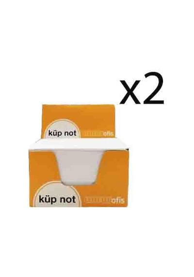 Umur Küp Blok Beyaz Not Kağıdı 8x8x5 2 Adet