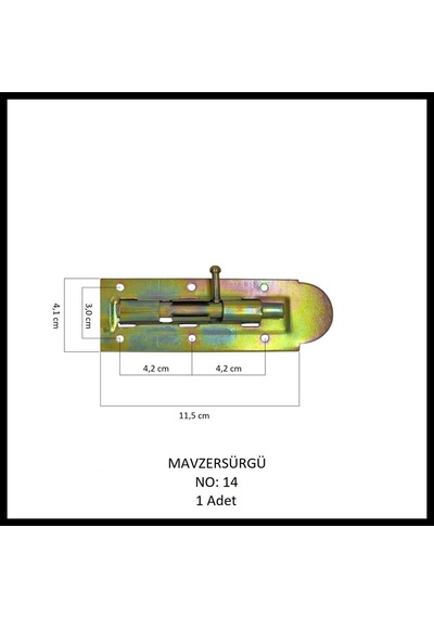 Mavzer Sürgü No: 14 Sarı