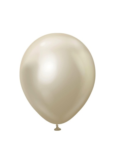 Beysüs Krem Beyaz Gold Krom Ve Beyaz Altın Balon 60'lı Pompa Ve Zincir Seti