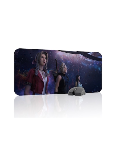 Final Fantasy Kaymaz Dikişli Kauçuk Oyuncu Mousepad V3 - 70x30 Xl Gaming Mouse Pad Fare Altlığı