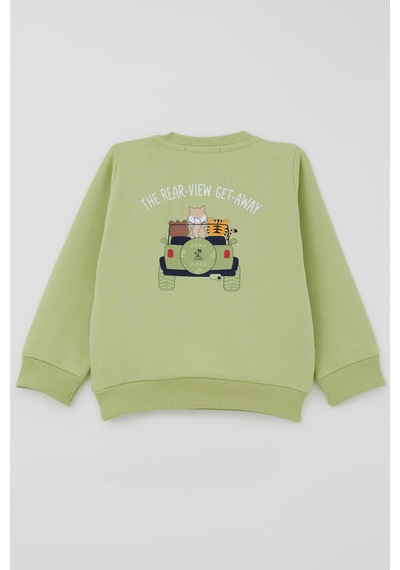 Breeze Erkek Bebek Eşofman Takımı Maceracı Şoför Hayvancıklar Baskılı 6 Ay - 2 Yaş , Fıstık Yeşili Breeze Erkek Bebek Eşofman Takımı Maceracı Şoför Hayvancıklar Baskılı 6 Ay - 2 Yaş , Fıstık Yeşili