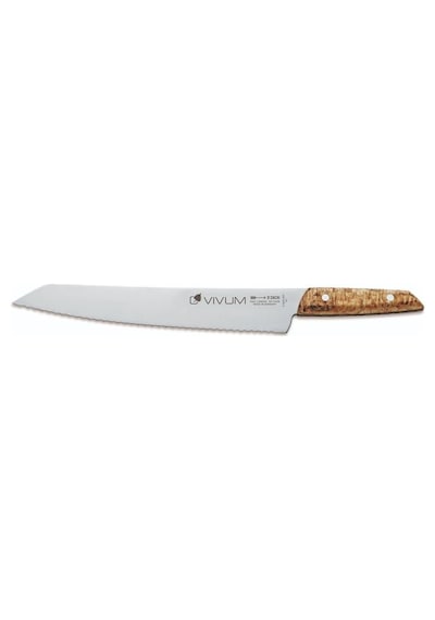 Vıvum Tırtıklı Ekmek Bıçağı 26 Cm Metal