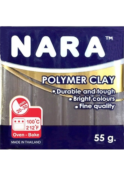 Polimer Kil 55 Gram Pm12 Dark Grey 6'lı Şirink Koyu Gri