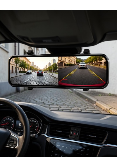 Ayna Carplay Dokunmatik Araç Multimedya Ekranı Ön Arka Kameralı 10.2"