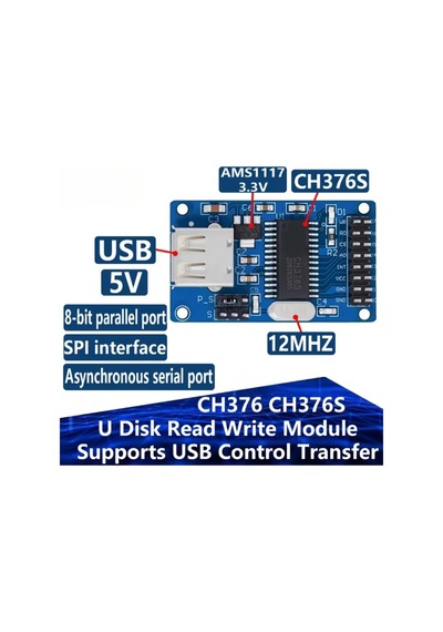 Ch376s Usb Modül - Usb Bellek Okuyucu Ve Flash Disk Desteği