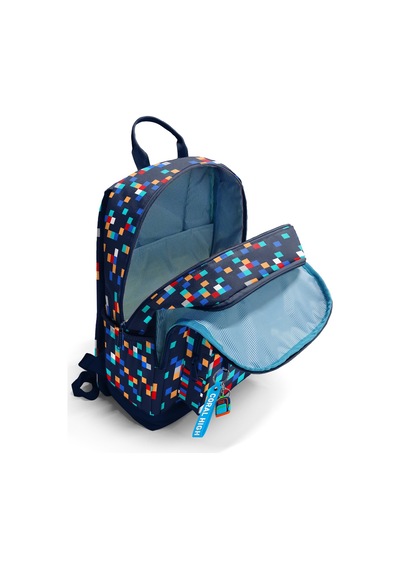 Coral High Lacivert Geometrik Desenli Okul Sırt Çantası 33235 Lacivert