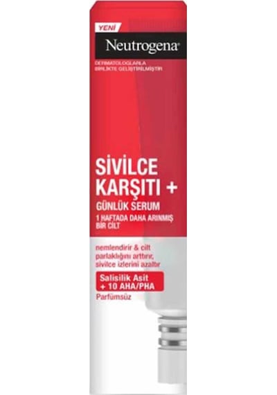 Neutrogena Sivilce Karşıtı + Günlük Serum 30 Ml 3 Adet