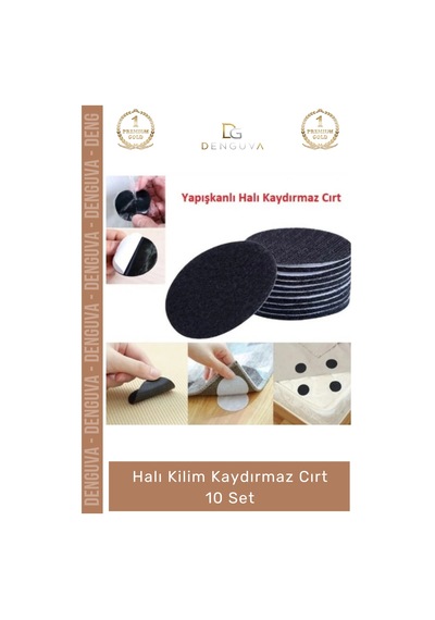 Halısabitleyici Yıkanabilir Yapışkanlı Kaymaz Köşe Tutucu Paspas Sabit Halı Kilim Kaydırmaz Cırt 10
