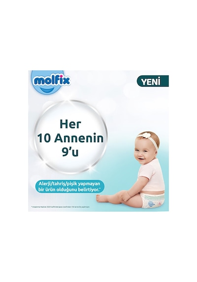 Molfix Premium Smart Fit Ultra Fırsat Paketi 4 Beden Maxi 86 Adet