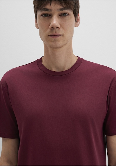 Mavi - Etiket Detaylı Bordo Basic Tişört 0611824-70394 Bordo