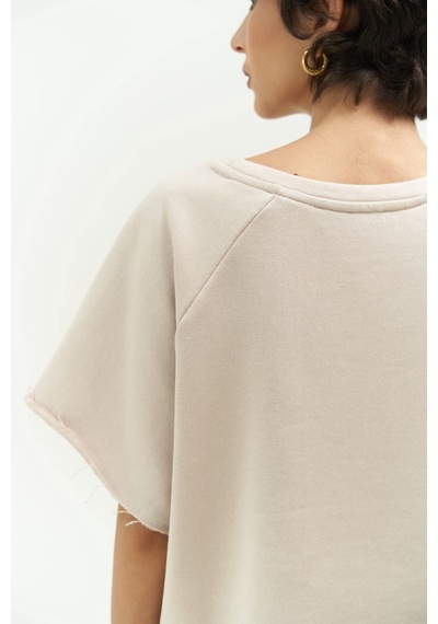 Mai Collection Mai Studios Co. Vero Bej Crop Eşofman Takım Bej