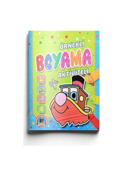 Aktiviteli Örnekli Boyama Kitabı 1 Adet