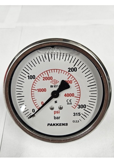 Çap 100 Pano Tip 315 Bar Gliserinli Manometre - Pakkens