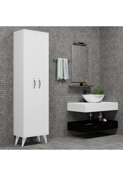 2 Kapılı 49Cm Banyo Dolabı Beyaz - Bdl0101 2 Kapılı 49Cm Banyo Dolabı Beyaz - Bdl0101