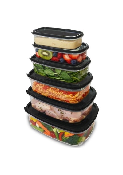 6'lı Çok Amaçlı Saklama Kabı Seti, İç İçe Geçebilen, Bpa Free 0