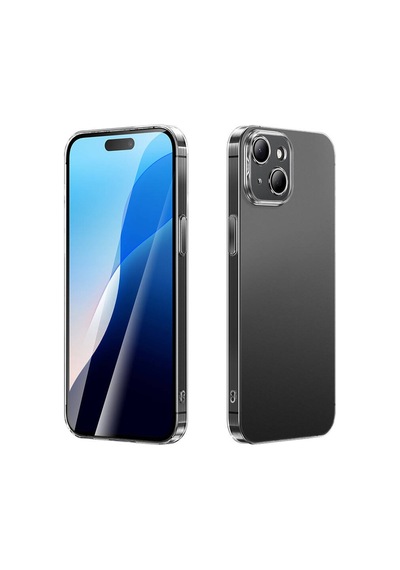 Zore Apple iPhone Uyumlu 15 Kılıf Toz Önleyici Omsy Helo Kapak - Şeffaf