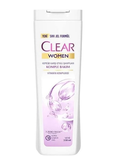 Clear Women Komple Bakım Kepeğe Karşı Etkili Şampuan 350 ML