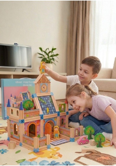 1:50 Ölçekli Montana Evi Mimarisi Taş- Seramik Maket Ev 3502