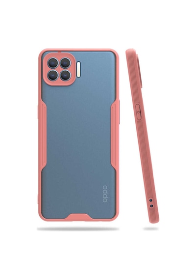 Nettech Oppo Reno 4 Lite Uyumlu Platin Seri Arka Koruma Kılıf