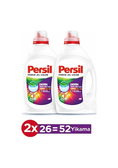 Persil Color Sıvı Çamaşır Deterjanı 52 Yıkama 2 x 1690 ML