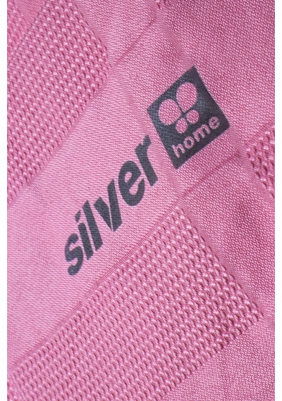 Silver Home Mikrofiber Dekoratif Cam Bezi Pembe 3'lü 42 x 68 CM