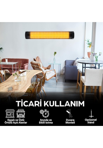 Ufo Omri 2900 W Termostatlı Duvar Tipi Isıtıcı