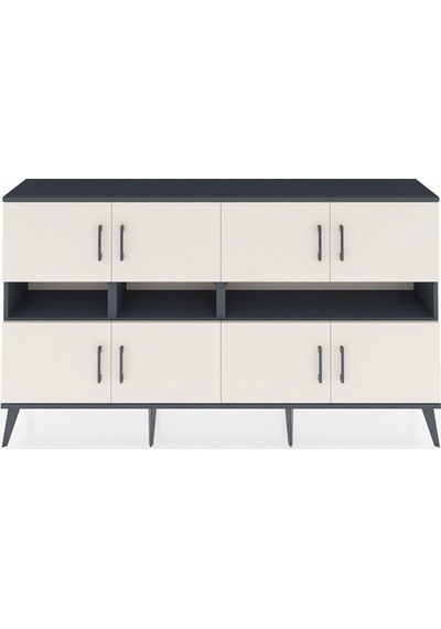 Arges Konsol 8 Raflı 8 Kapaklı 176x30x99 Antrasit-aytaşı/antrasit Aytası/antrasıt - Antrasıt Arges Konsol 8 Raflı 8 Kapaklı 176x30x99 Antrasit-aytaşı/antrasit Aytası/antrasıt - Antrasıt