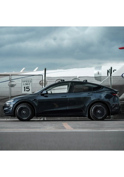 Haloblk Halodısc 2 Supercharger - Tesla Model Y - 19 İnç Aerodinamik Siyah Jant Kapağı - 4 Adet