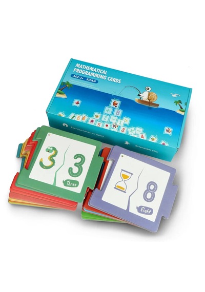 Robobloq Qobo, Matematik Kartları Math Cards - Sayı Sayma Rakamları Tanıma