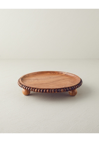 English Home Rustique Akasya Sunumluk 28x5 Cm Kahverengi Kahverengi