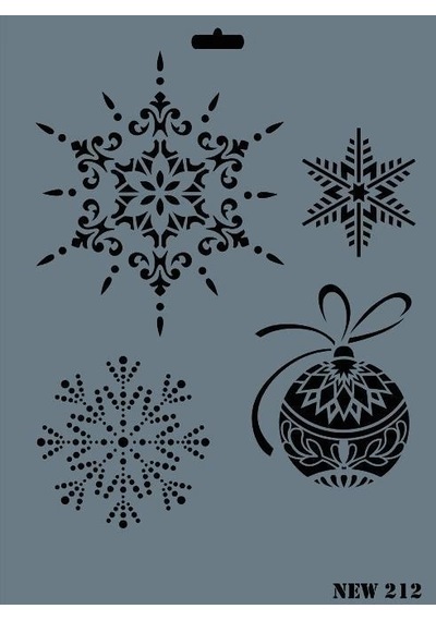 Mey İthalat Rich New Seri N-212 Stencil 35x25 Cm