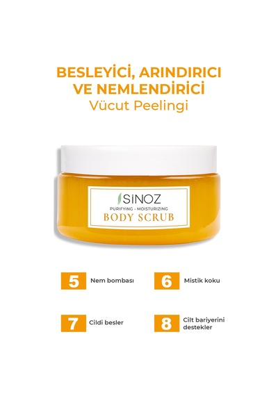 Sinoz Besleyici ve Nemlendirici Vücut Peelingi 250 ML