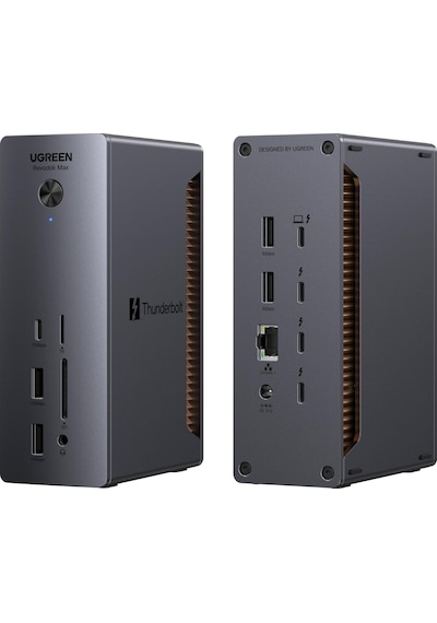 Ugreen Revodok Max 2131 Thunderbolt 5 Bağlantı İstasyonu 120 Gbps, 3 Tbt5 İle Tek 8k 60hz Ve Çift 6k 60hz Maks. , Dizüstü Bilgisayar İçin Bağlantı İstasyonu 140w Şarj, 2,5 Gbps Ethernet, Sd 4.0, 3,5 Mm Aux Ugreen Revodok Max 2131 Thunderbolt 5 Bağlantı İstasyonu 120 Gbps, 3 Tbt5 İle Tek 8k 60hz Ve Çift 6k 60hz Maks. , Dizüstü Bilgisayar İçin Bağlantı İstasyonu 140w Şarj, 2,5 Gbps Ethernet, Sd 4.0, 3,5 Mm Aux