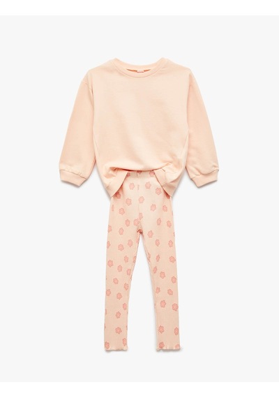 Koton Pembe Kız Bebek Alt-üst Takım 6wmg10042ak Pembe