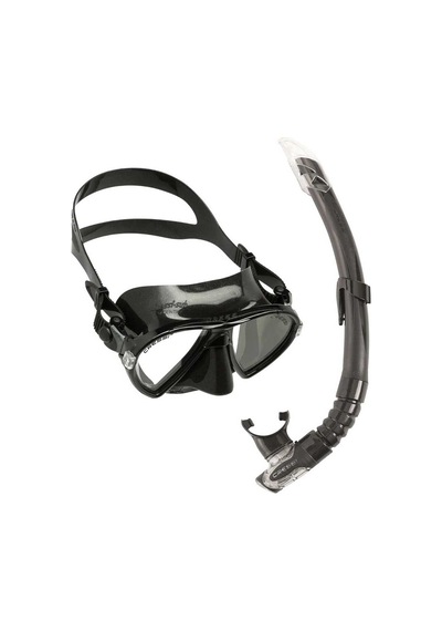 Cressi Ocean-gamma Yetişkin Maske Şnorkel Seti Siyah Tek Renk