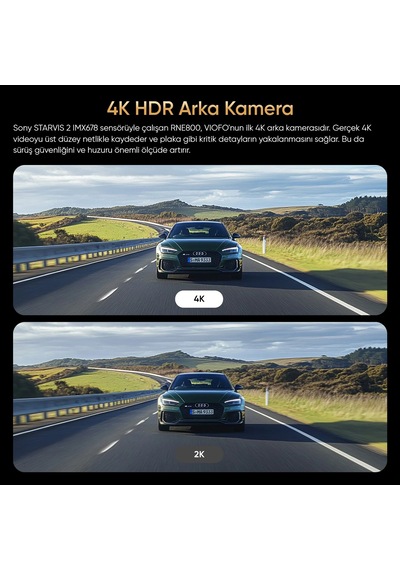 Viofo Rne800 A229 Ultra Uyumlu 4k Ultra Hd Arka Kamera