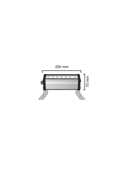 Goben Light Wallwasher 6w 20 Cm Duvar Boyama Armatürü-mavi Mavi