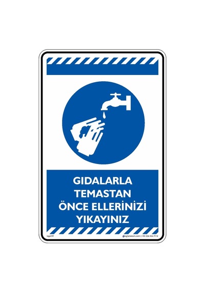 Gıdalarla Temastan Önce ve Sonra Ellerinizi Yıkayınız
