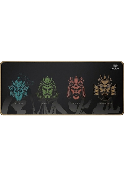 Aula Mp-wffm 70x30cm Kaymaz Tabanlı Gaming Oyuncu Mousepad Siyah
