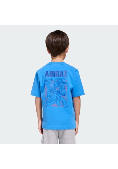 Adidas Jz7665 Lk Mrvl Av T Çocuk Tişört Mavi