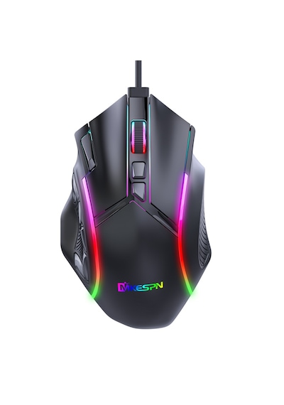 Mıkespn X15 Rgb Oyuncu Mouse 12 Tuş Ayarlanabilir Dpı
